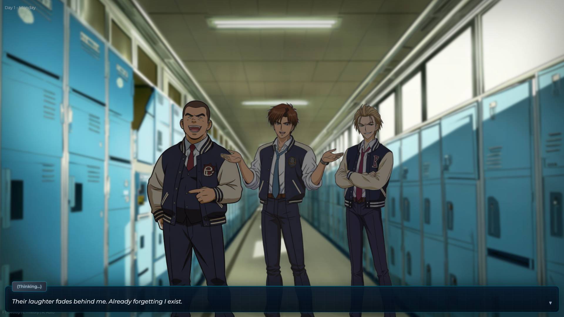 Dialog when you ignored him and walked away